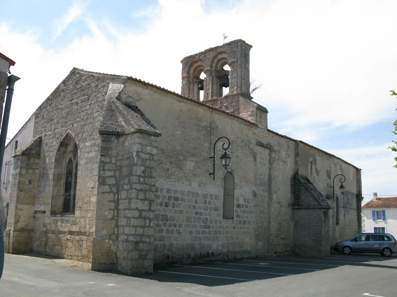 Saint-Mard, vue arriève de l'église