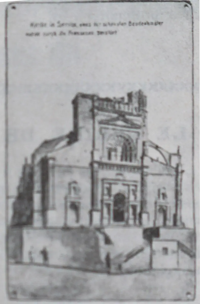 Église de Servon dégats début 1GM