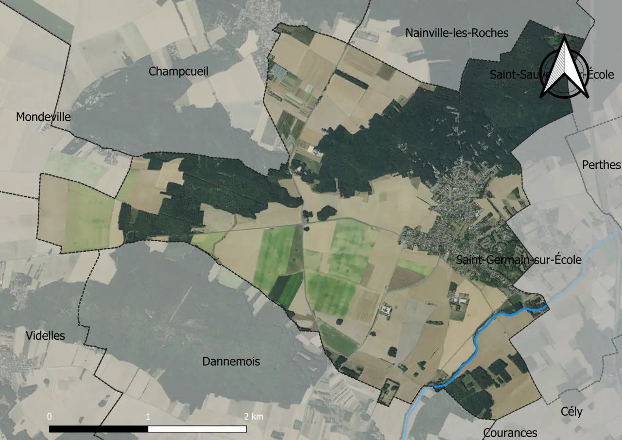 91599-Soisy-sur-École-Orthophoto