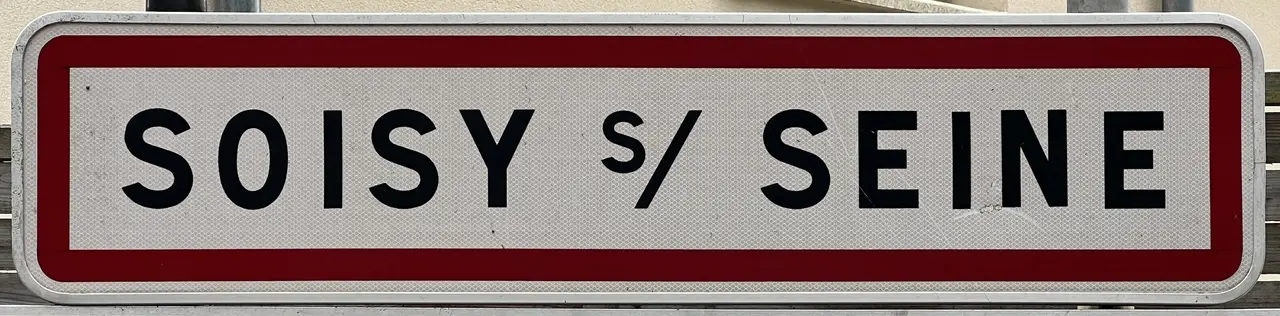 Panneau Entrée Soisy Seine Avenue Libération - Soisy-sur-Seine (FR91) - 2023-10-21 - 2