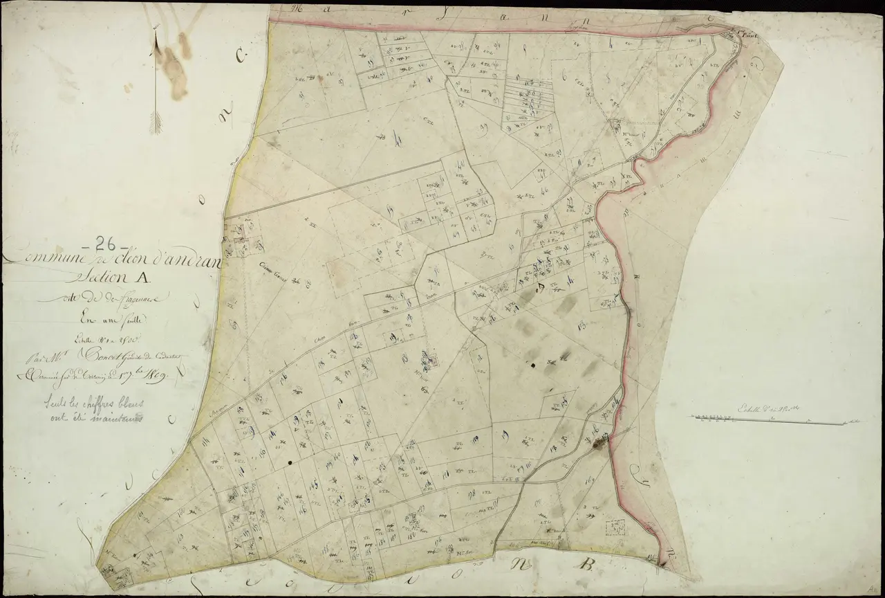 Cléon d'Andran cadastre napoléonien