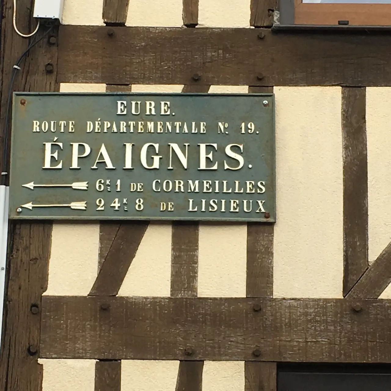 Epaignes plaque de cocher