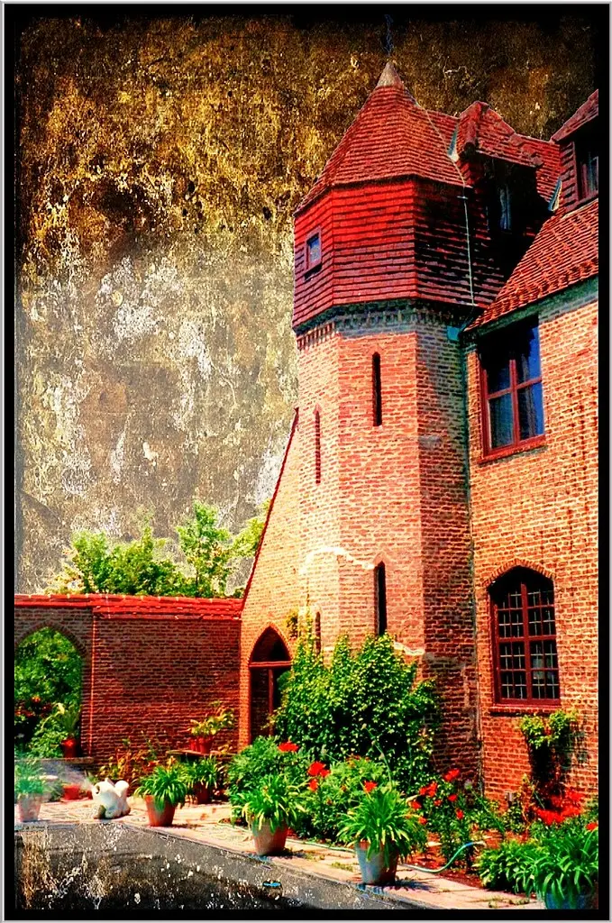 Falaise Mansion ~ Sand Point Reserve NY ~ Harry F. Guggenheim ~ Film 1990s ~ Texture