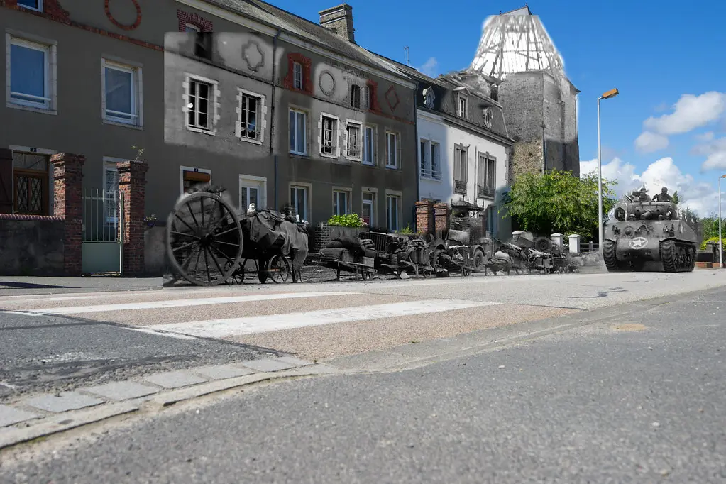 Sherman, La Haye Du Puits, 1944/2017