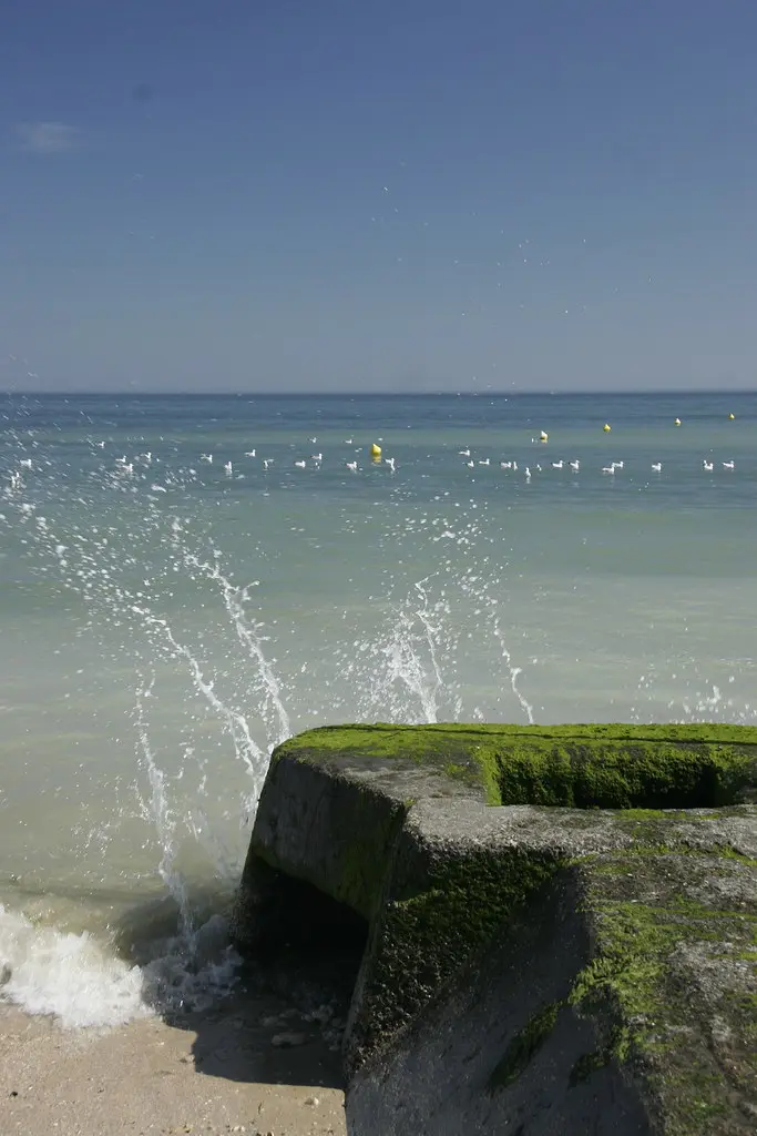 Langrune sur mer, un jour de canicule