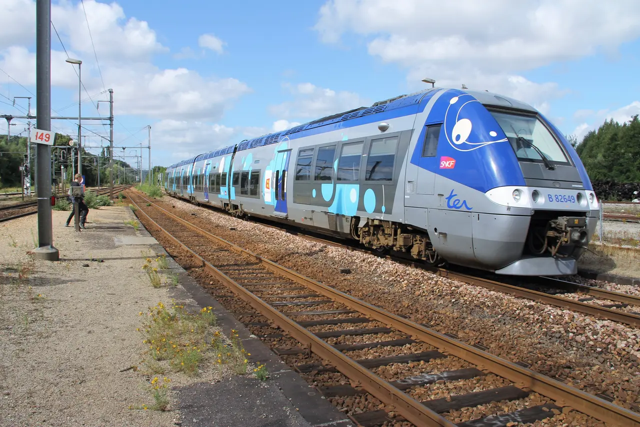 TER Caen-Rouen à Serquigny