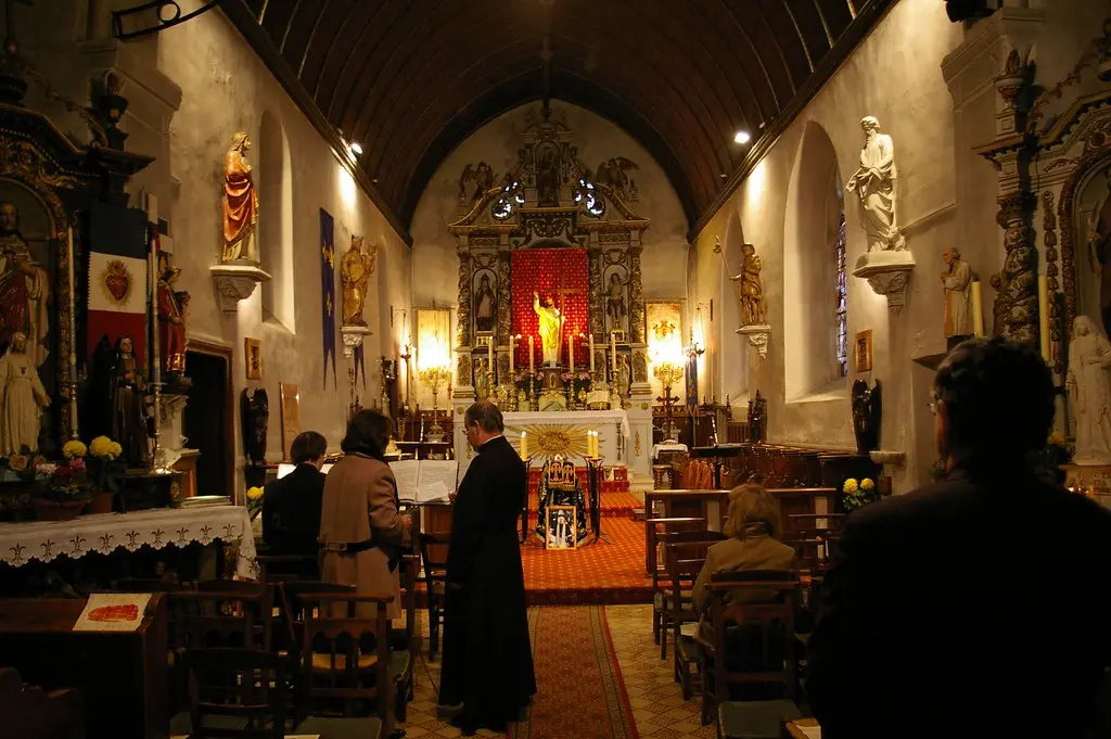 Little church in Thiberville, France