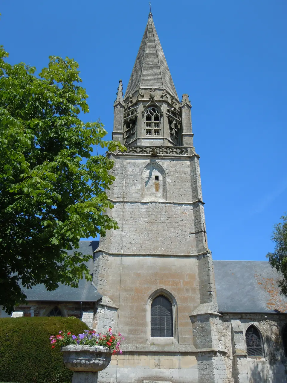 Valliquerville - Eglise Notre-Dame - Clocher
