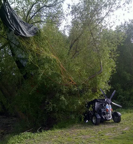 Maverick “flying car” that crashed near Vernon Airport, B.C.