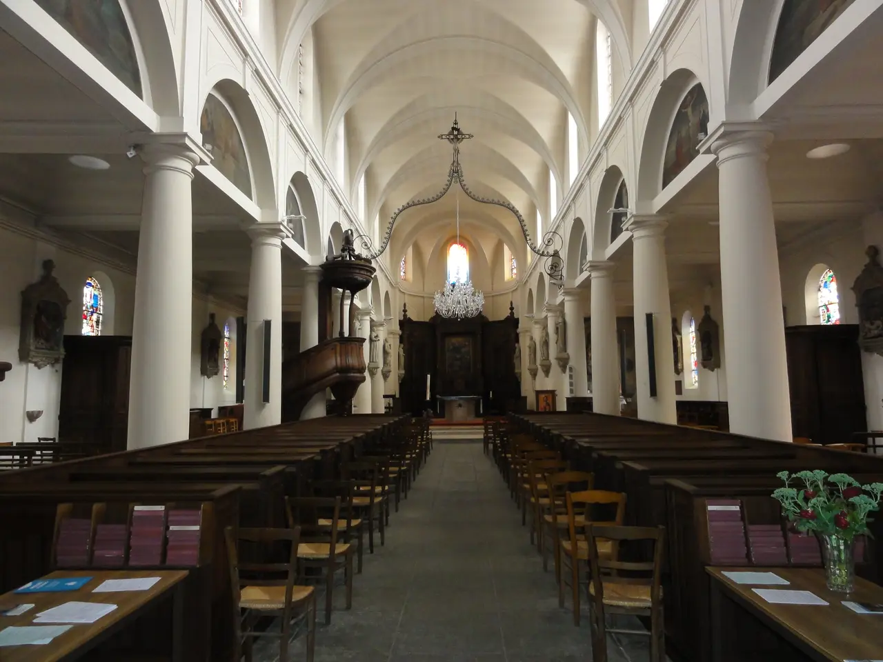 Yerville (Seine-Mar.) église intérieur