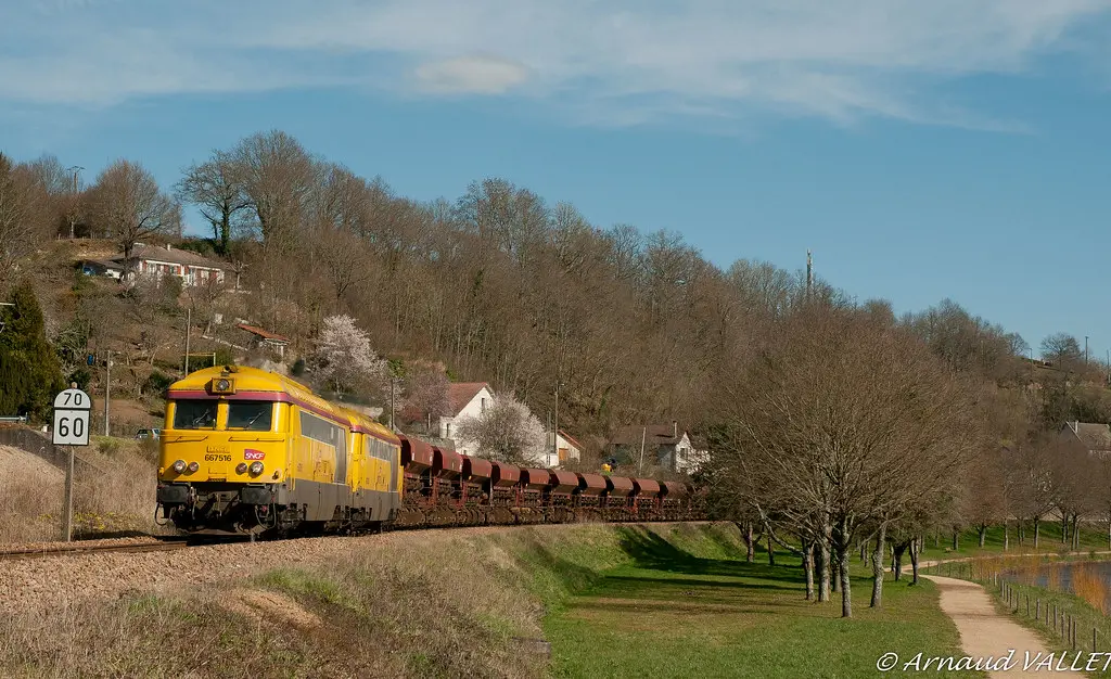 67516 & 67625 sur INFRA Limoges-Verneuil à Aixe sur Vienne (87)