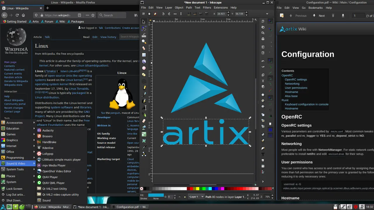 Artix Community FF-Inkscape 2020-02