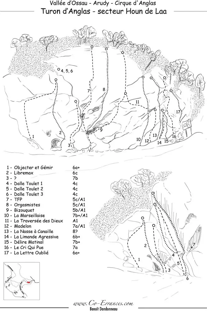 Secteur Houn de Laa (Cirque d'Anglas - Arudy)