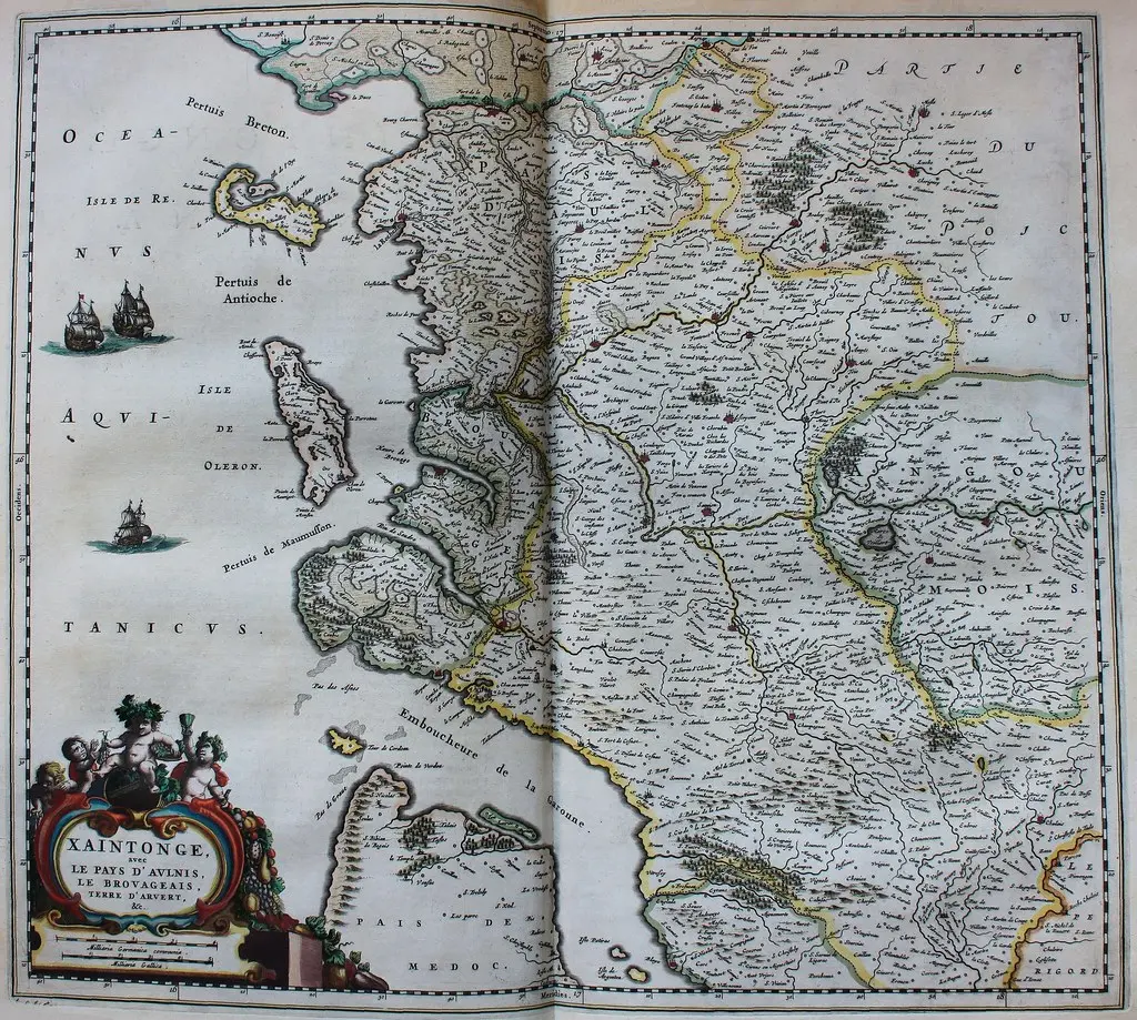 'Xaintonge avec le Pays d`Avlnis, le Brovageais, Terre d´Arvert, &c.'