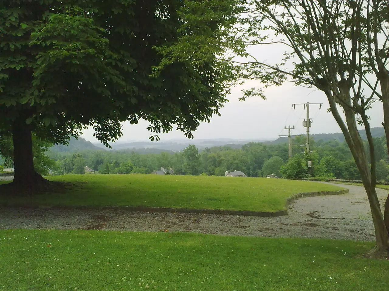 Paysage depuis Asson vers l'Est