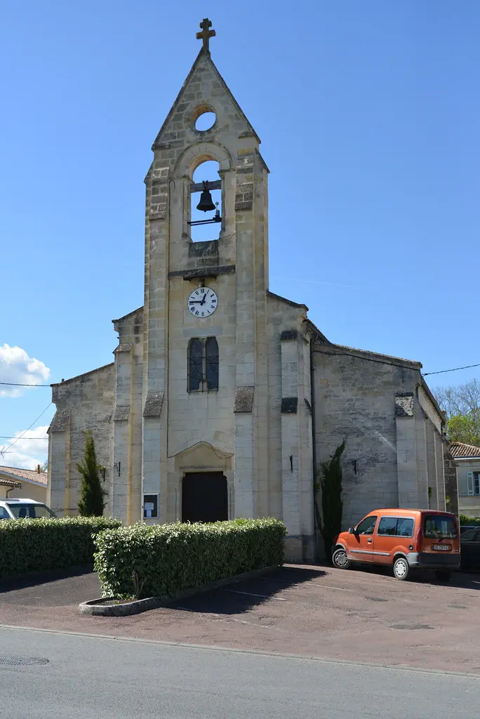 Ayguemorte les Graves,canton de La Brède, église St Clément de Coma