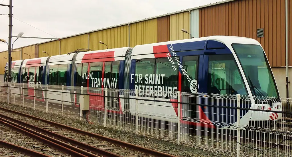 A new tramway for Saint Petersburg, usine alstom aytré la rochelle, France