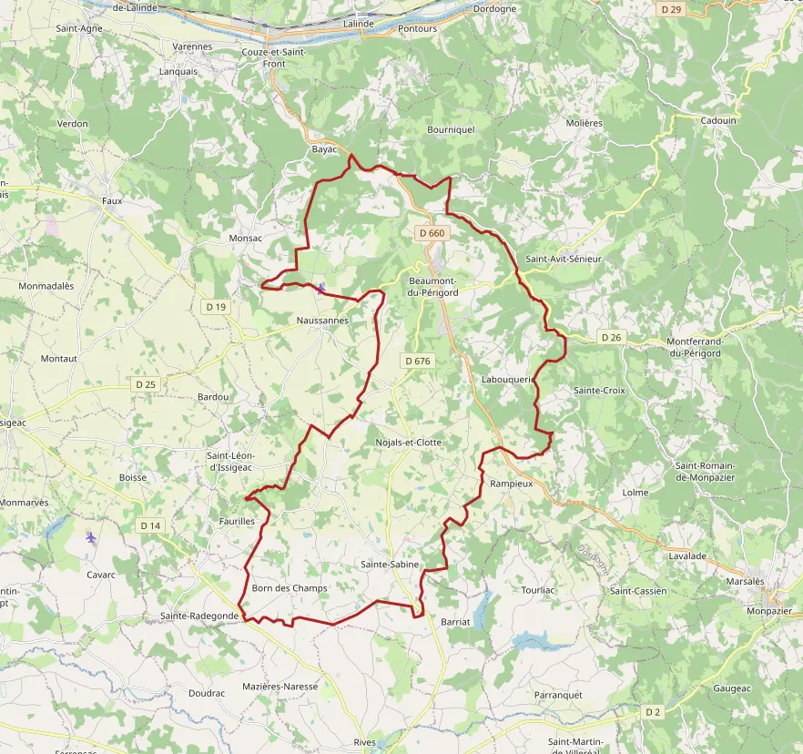 Beaumontois en Périgord OSM 01
