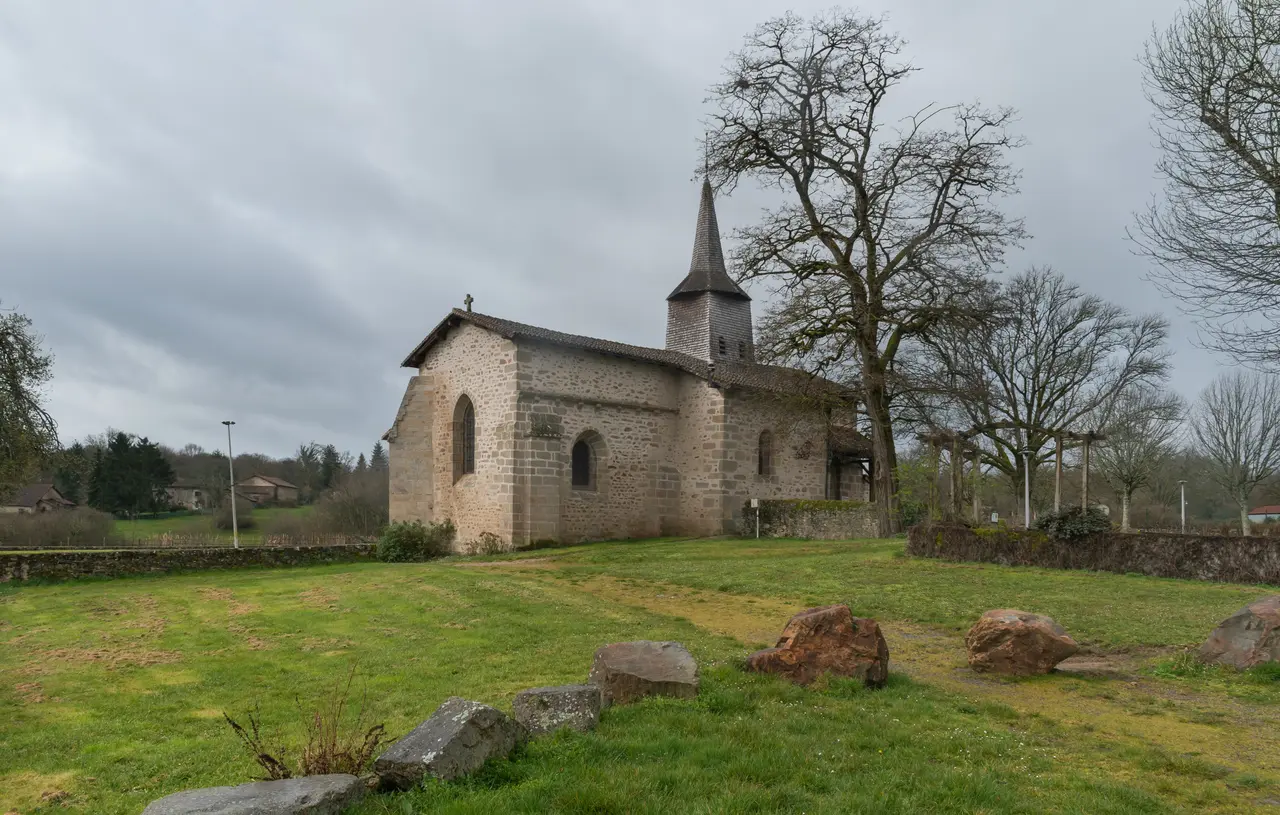 Saint Eligius church in Chaptelat 01