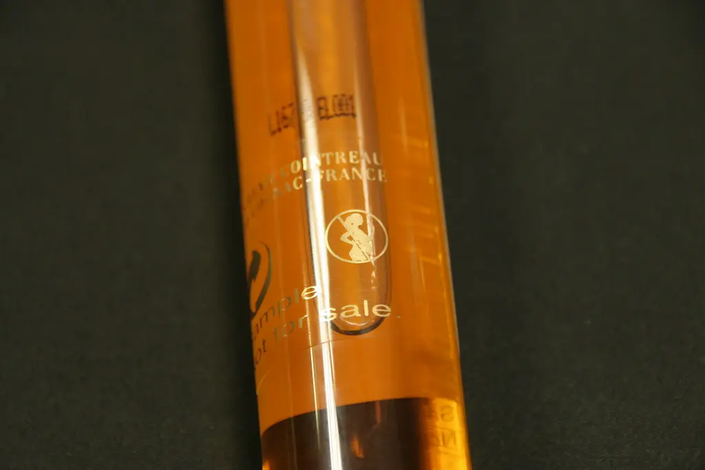 Cognac-sample with warning lable