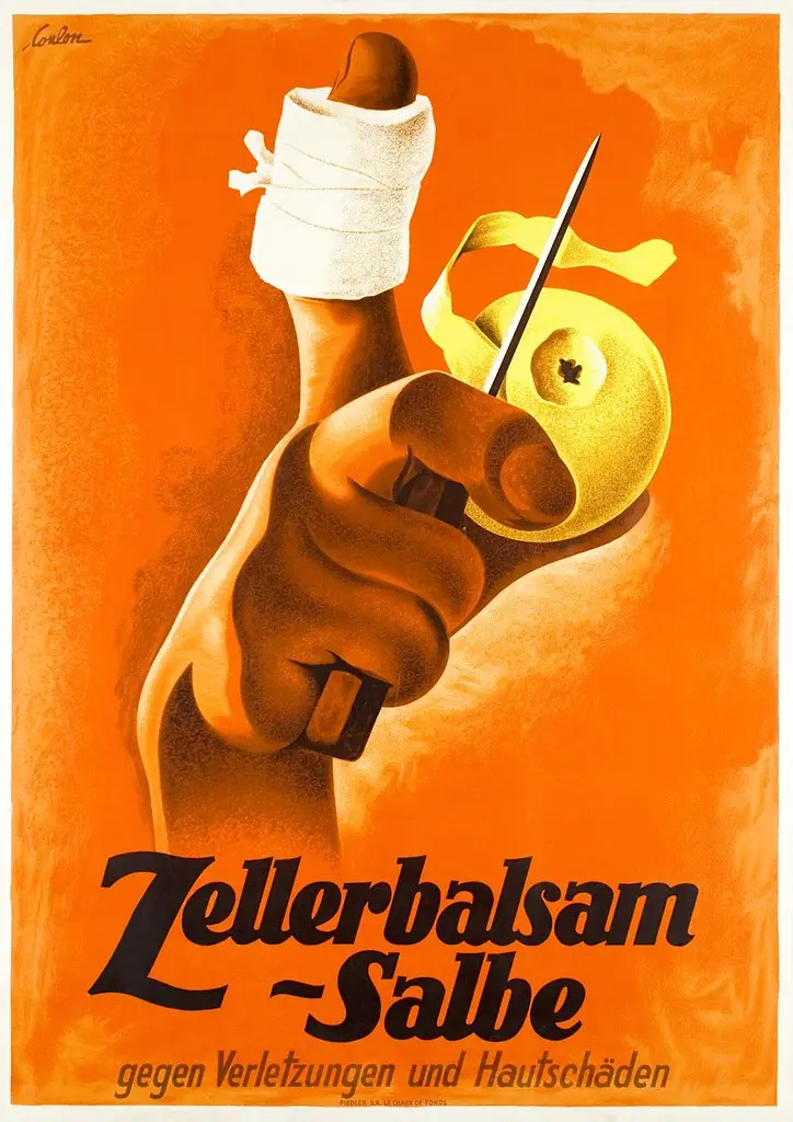 COULON. Zellerbalsam-Salbe gegen Verletzungen und Hautschäden.