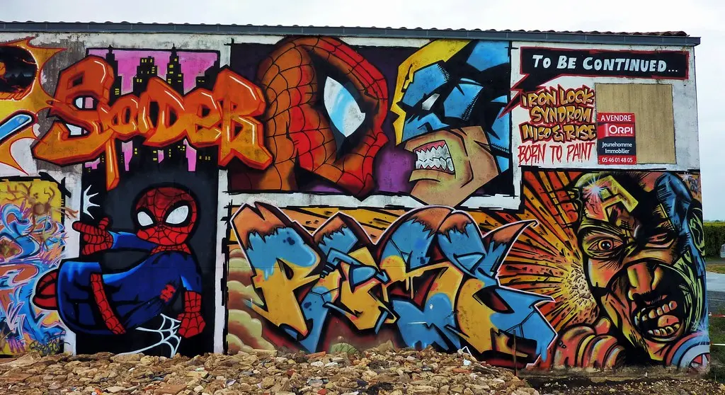 Courçon d'aunis, graffiti