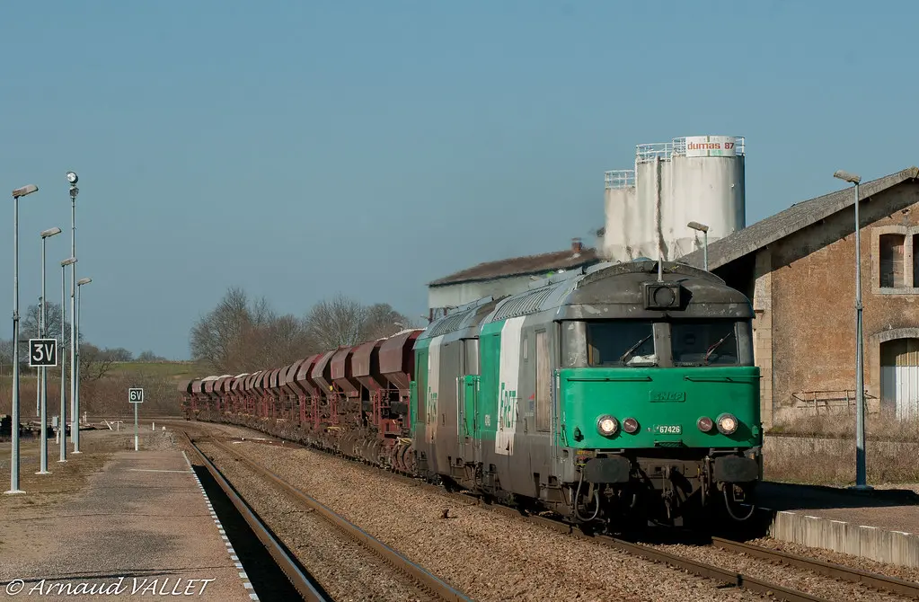 67426 & 67410 sur INFRA Limoges-Coutras à Nexon (87)