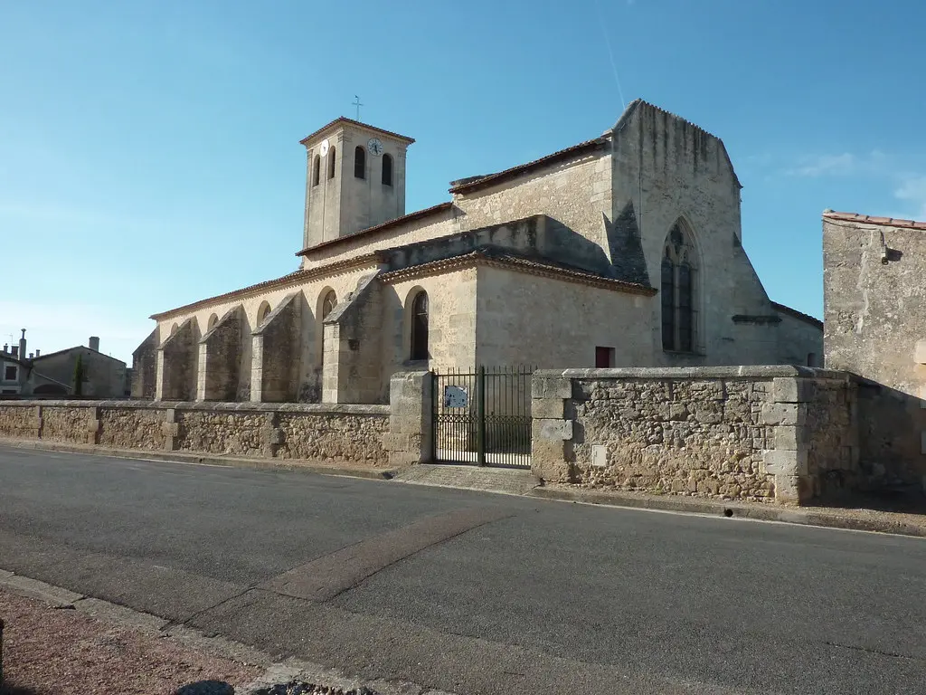 Cubnezais, canton de St Savin, église St Martin