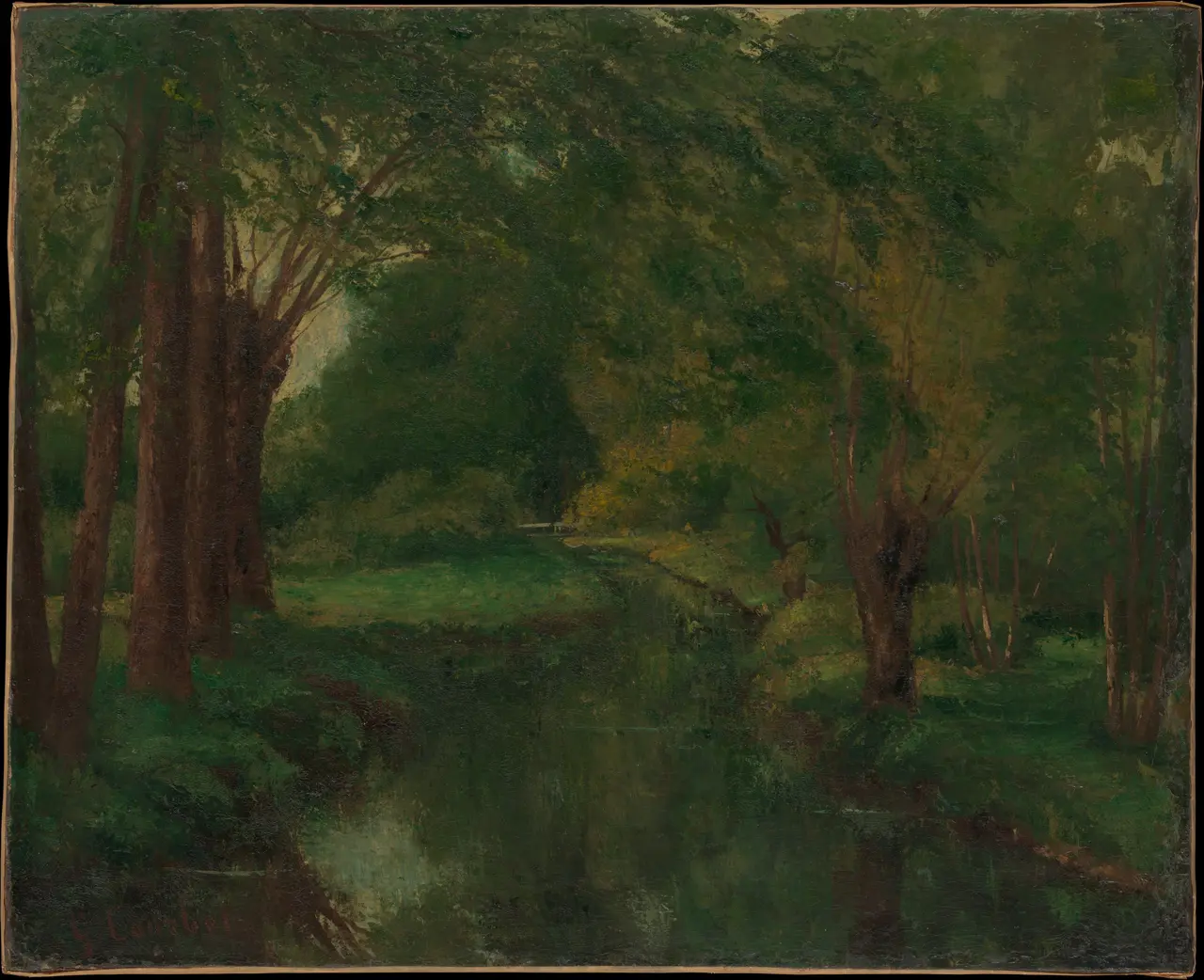 File:A Brook in a Clearing (possibly 'Brook, Valley of Fontcouverte; Study') MET DP302937.jpg