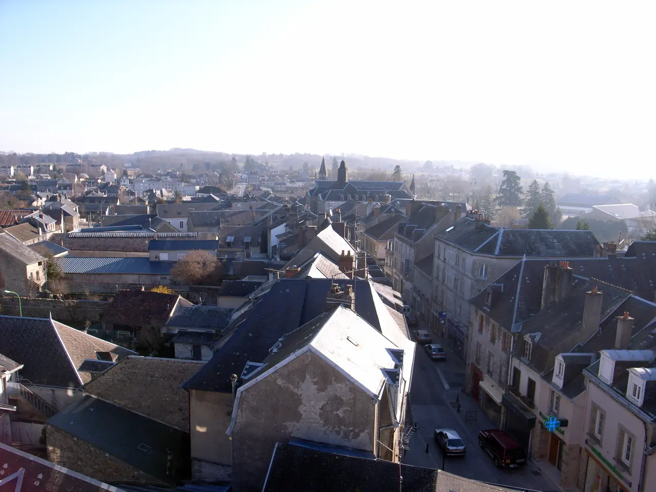View over La Souterraine