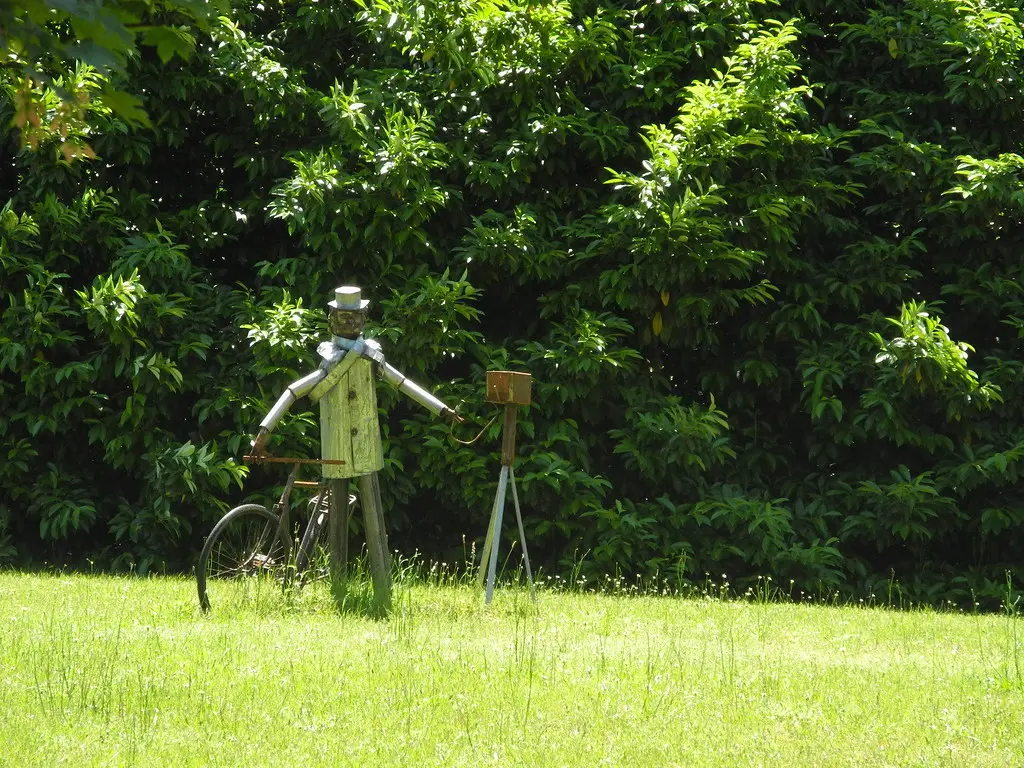Le photographe Félix Arnaudin au parc du château Arnaudin à Labouheyre