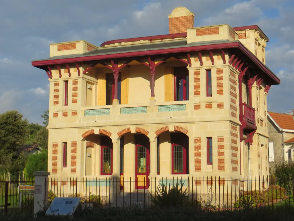 Villa 'Plaisance' (1906), Lacanau-Océan, Médoc, Gironde, Aquitaine, France.