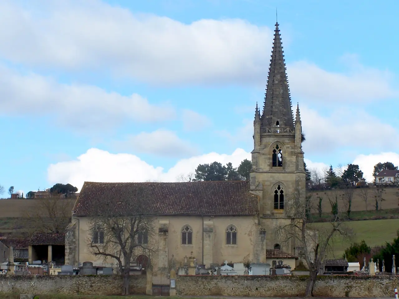 Lamothe-Landerron Église St Martin 01