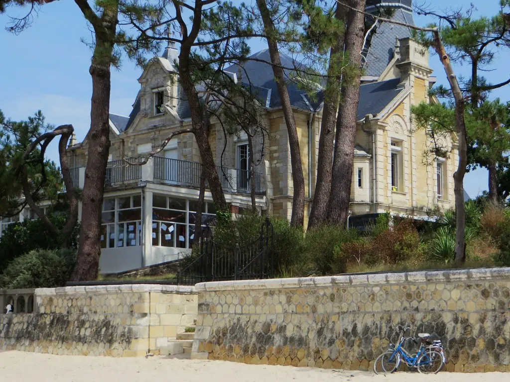 Castel Landou, Taussat, commune de Lanton, bassin d'Arcachon, Gironde, Aquitaine, France.
