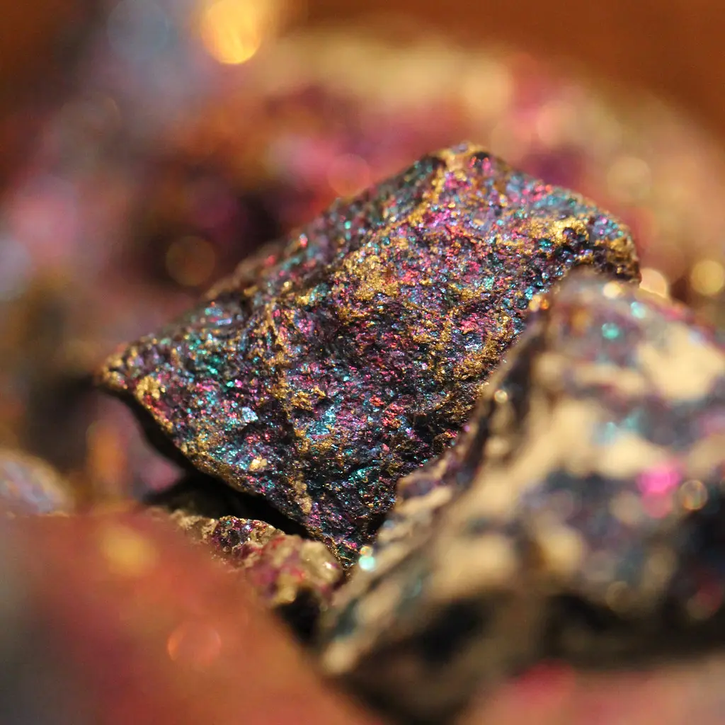 Chalcopyrite (Peacock Ore)