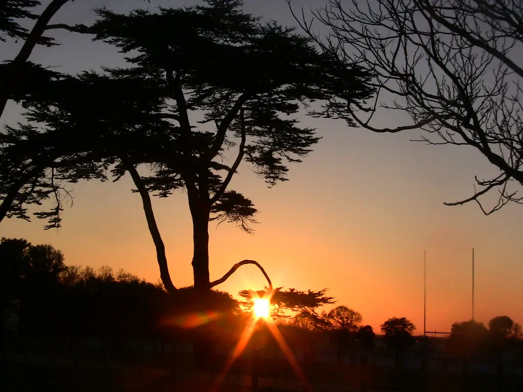 Coucher de soleil sur Puilboreau
