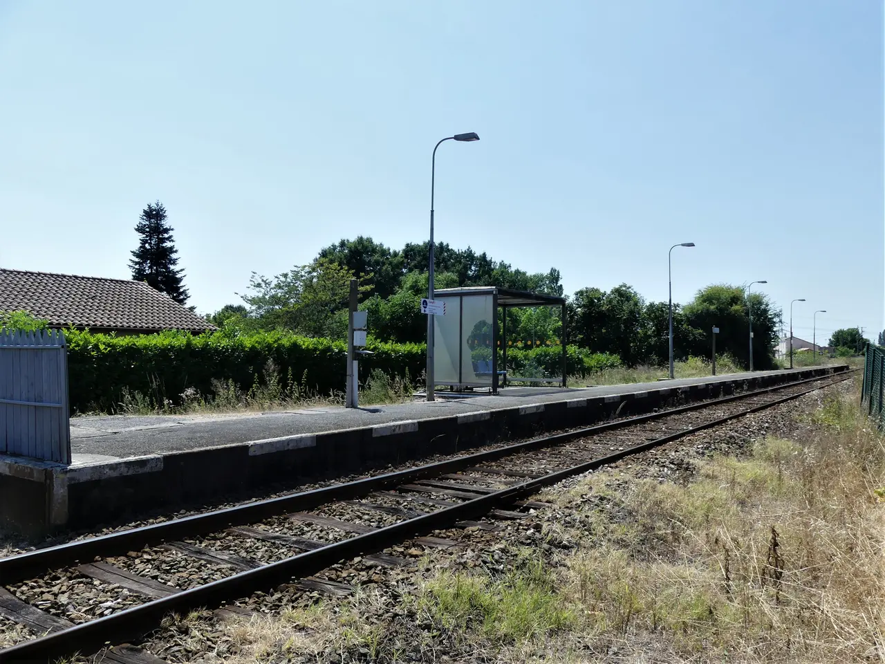 Saint-Antoine-de-Breuilh arrêt voie direction Libourne