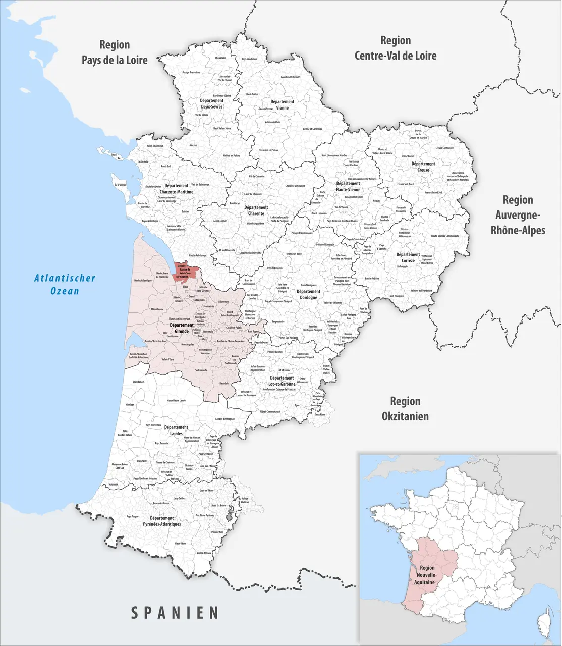 Gemeindeverband Estuaire - Canton de Saint-Ciers-sur-Gironde 2019