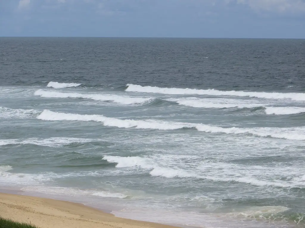 Les vagues, Contis, commune de Saint Julien en Born, Landes, Aquitaine, France.