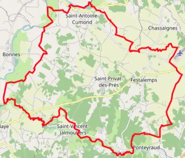 Saint Privat en Périgord OSM 01