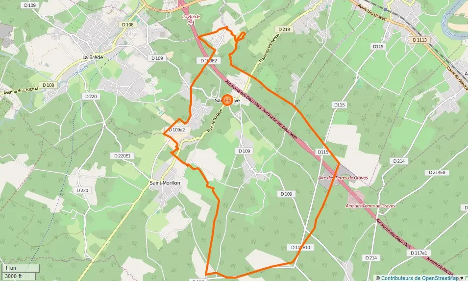 Saint-Selve Limite communale