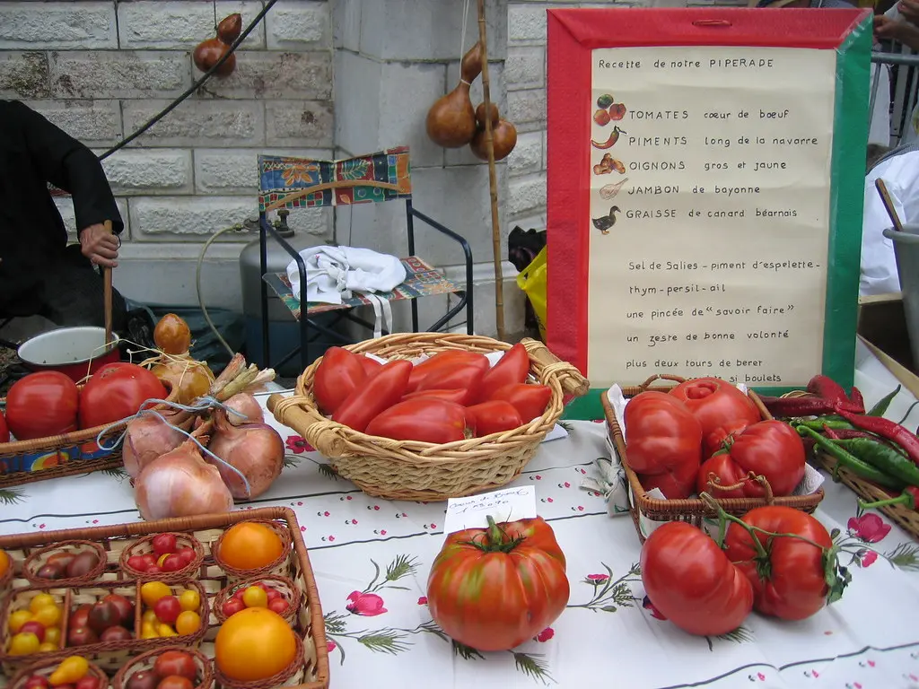 Vieux métiers Salies de Béarn: fruits et légumes anciens