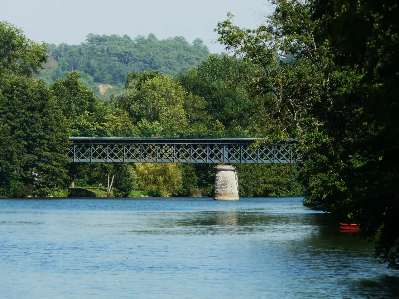 Isle pont D3E5 vu depuis Sourzac Caillade