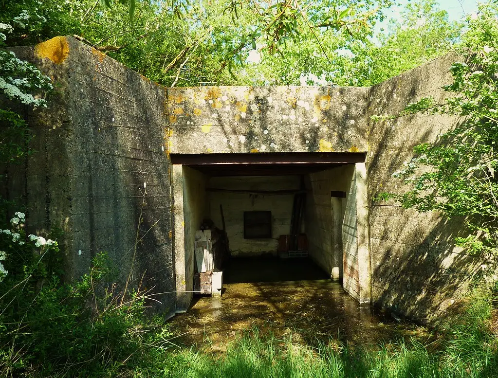 blockhaus, Villedoux, reseau souterrain de tobrouk du marais saint jean RO330