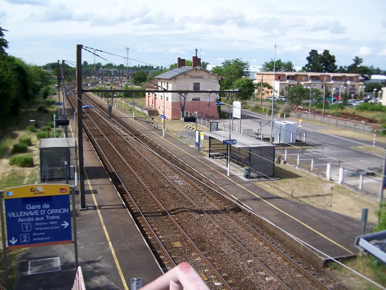 Villenave-d'Ornon Gare Voies vers Bdx 02