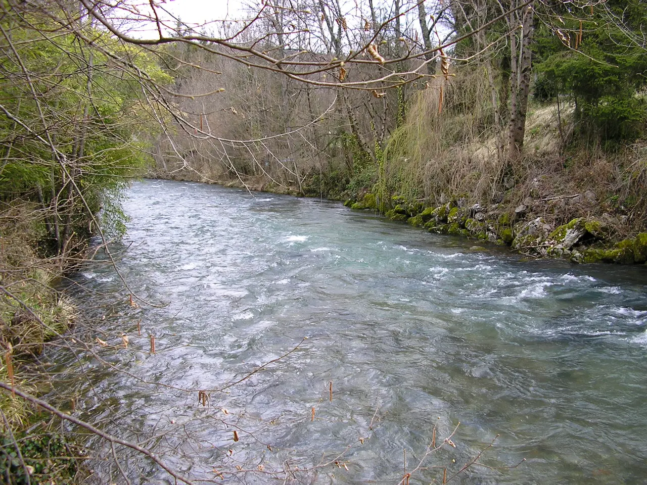 L'Hers-Vif à Bélesta (Ariège)