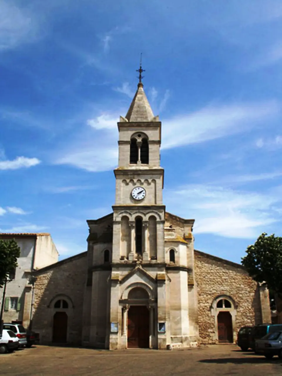 Bouillargues Façade de l'église