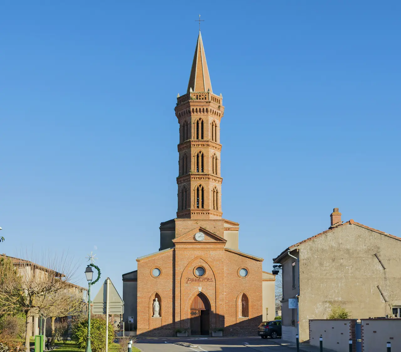 Brax eglise Saint-Orens façade