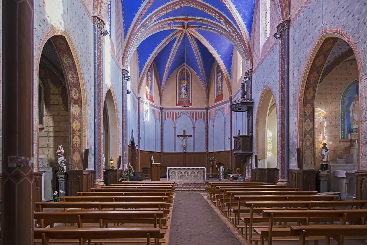 Brax eglise Saint-Orens intérieur