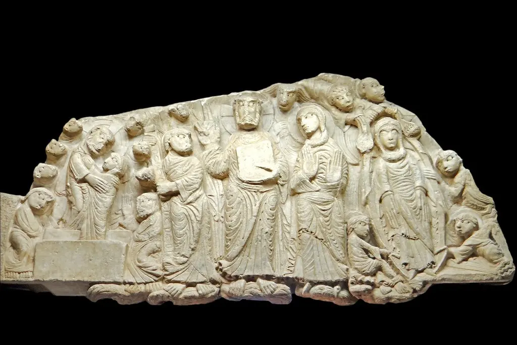 Tympan marial roman (Cabestany)